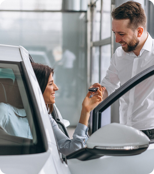 entrega de llaves del coche